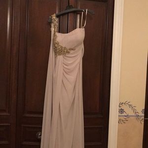 Gorgeous gray gown dress
